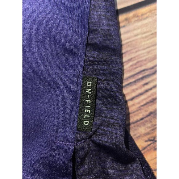 Nike Dri-Fit TCU MensBand Polo Small Purple Performance Short Sleeve - Picture 7 of 8